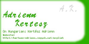 adrienn kertesz business card